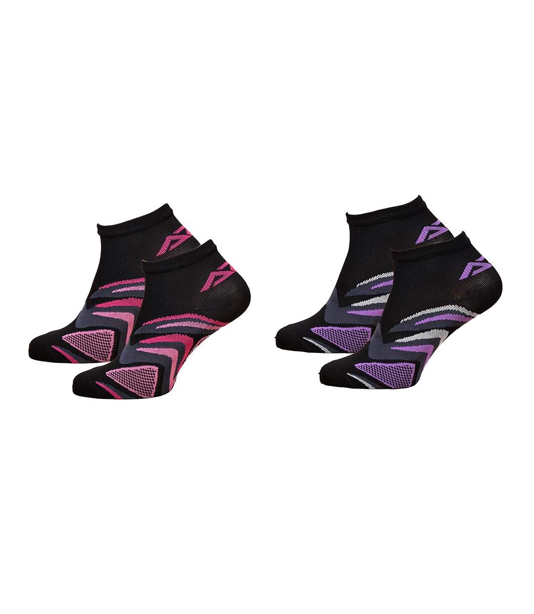 Chaussettes Femme Socquettes Tiges courtes Coton Majoritaire Pack de 2 Paires Performance AZX