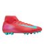 Mens Mercurial Superfly 10 Academy Leather Artificial Ground Football Boots Red Green Nike-1