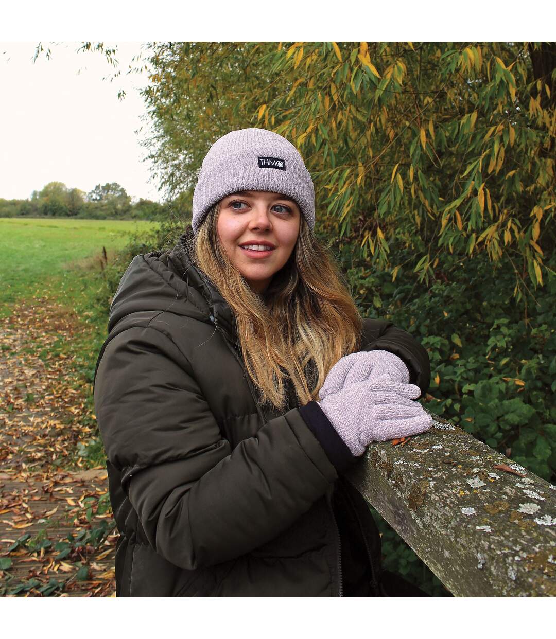 THMO Bonnet Femme Thermique Hiver Doublé Polaire-4