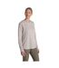 T-shirt Manches Longues Motif/style Rayé Akona Femme Blanc Cassé Craghoppers-1