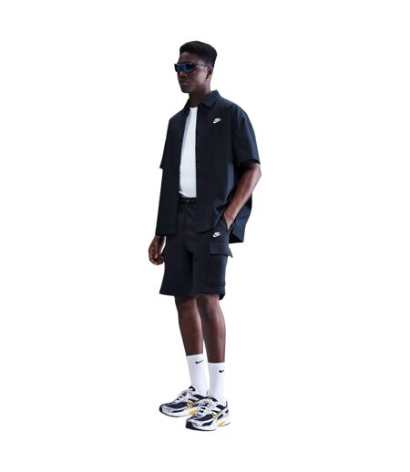 Short À Poches Sportswear Club Homme Bleu Foncé Blanc Nike