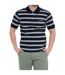 Polo Motif/style À Rayures Homme Noir Guess-1