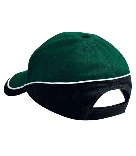 Beechfield Unisex Teamwear Competition Cap Baseball / Headwear (Bottle/Black/ White) - UTRW223
