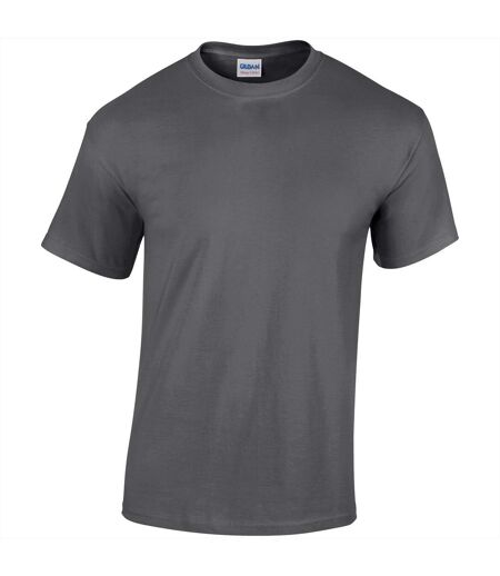 Gildan Adults Unisex Heavy Cotton T Shirt (Dark Heather) - UTRW7434