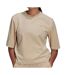 T-shirt Velours Beige Femme Adidas H22833 - 34