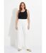 Pantalon effet pont ceinture élastiquée dos-3