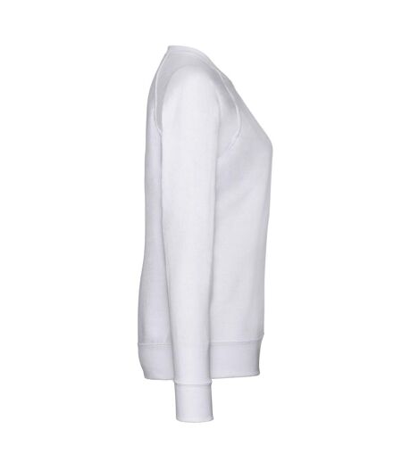 Fruit of the Loom Womens/Ladies Lightweight Lady Fit Raglan Sweatshirt (White) - UTRW9854