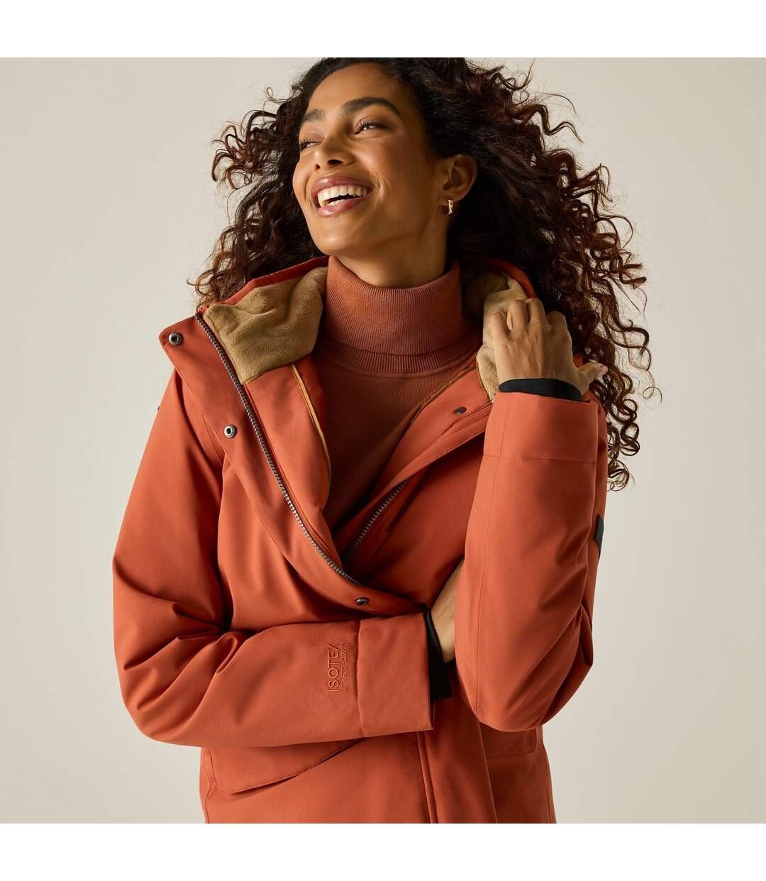 Veste Imperméable Ramona Femme Rouge Orange Beige Regatta-4
