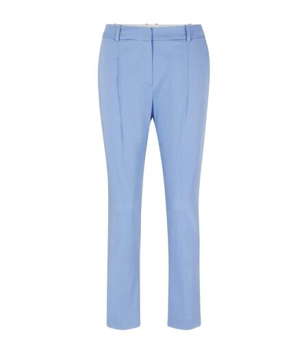 Womens/ladies Tetida Trousers Blue Boss