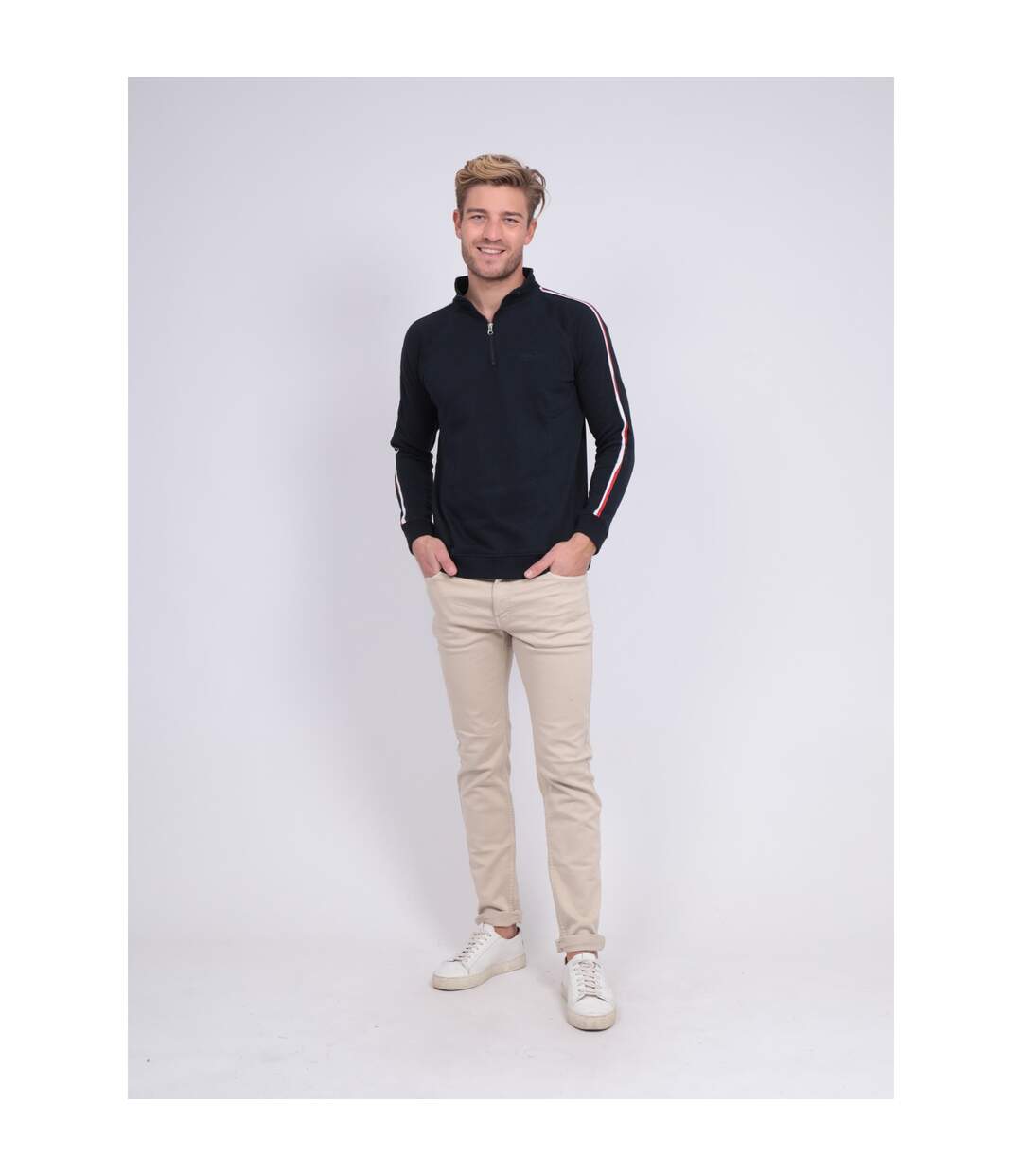 Sweat col montant zippé WOLOF-4