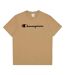 T-shirt Motif/style Logo Homme Beige Champion-2