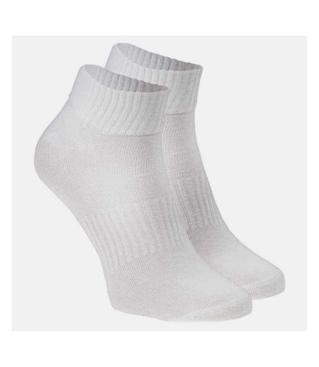Iguana Unisex Adult Fasin Ankle Socks (Pack of 3) (White/Black) - UTIG461