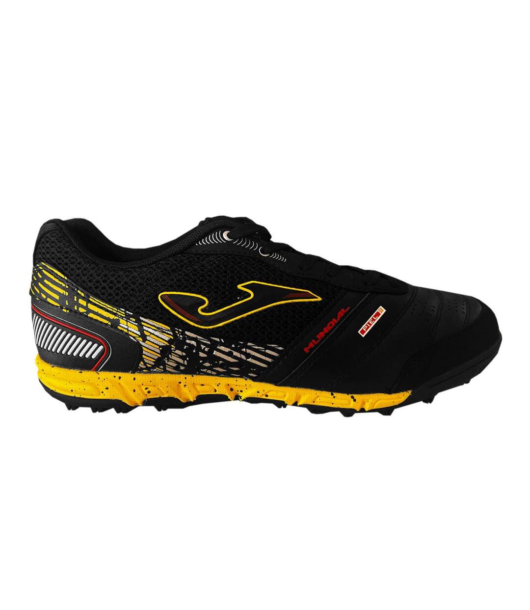 Chaussures Foot Mundial Homme Noir Jaune Joma-1