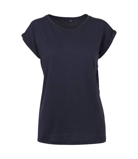 T-shirt Femme Bleu Marine Build Your Brand