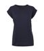 T-shirt Femme Bleu Marine Build Your Brand-1