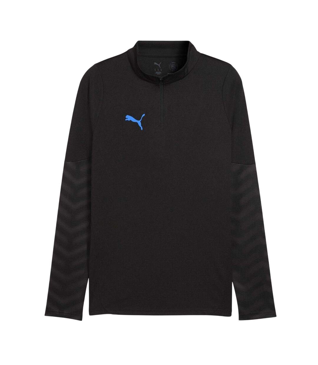 Mens Individual Cup Drill Top Black Blue Puma-2