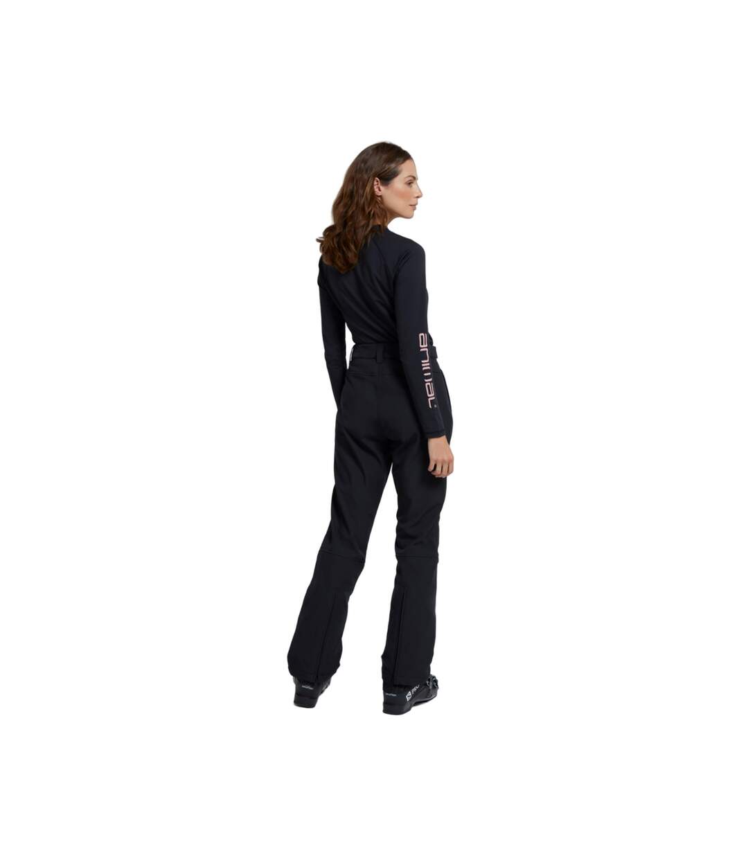 Womens/ladies alpine ski trousers black Animal-3