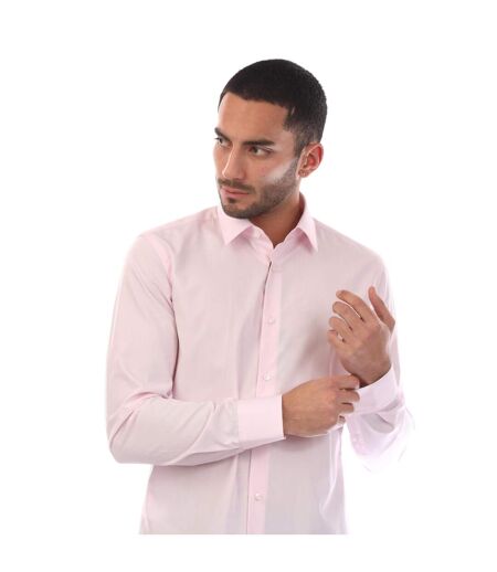 Chemise H-hank-s-kent Homme Rose Boss
