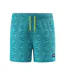 Mens Volley Geometric Swim Shorts Turquoise Speedo-1