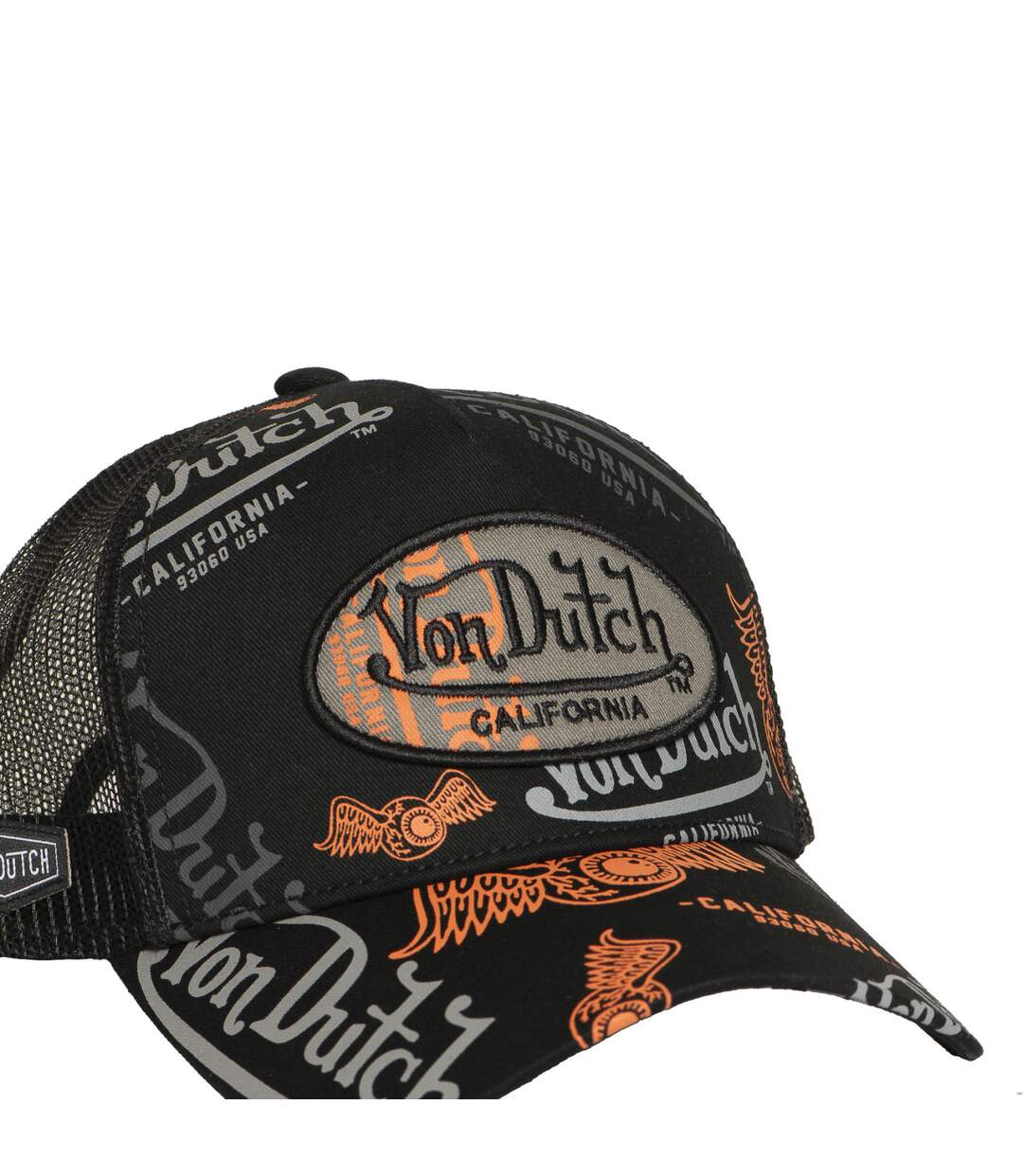 Casquette trucker  avec print all over et badge brodé Vondutch-3
