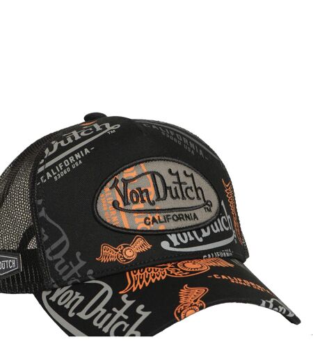 Casquette trucker  avec print all over et badge brodé Vondutch