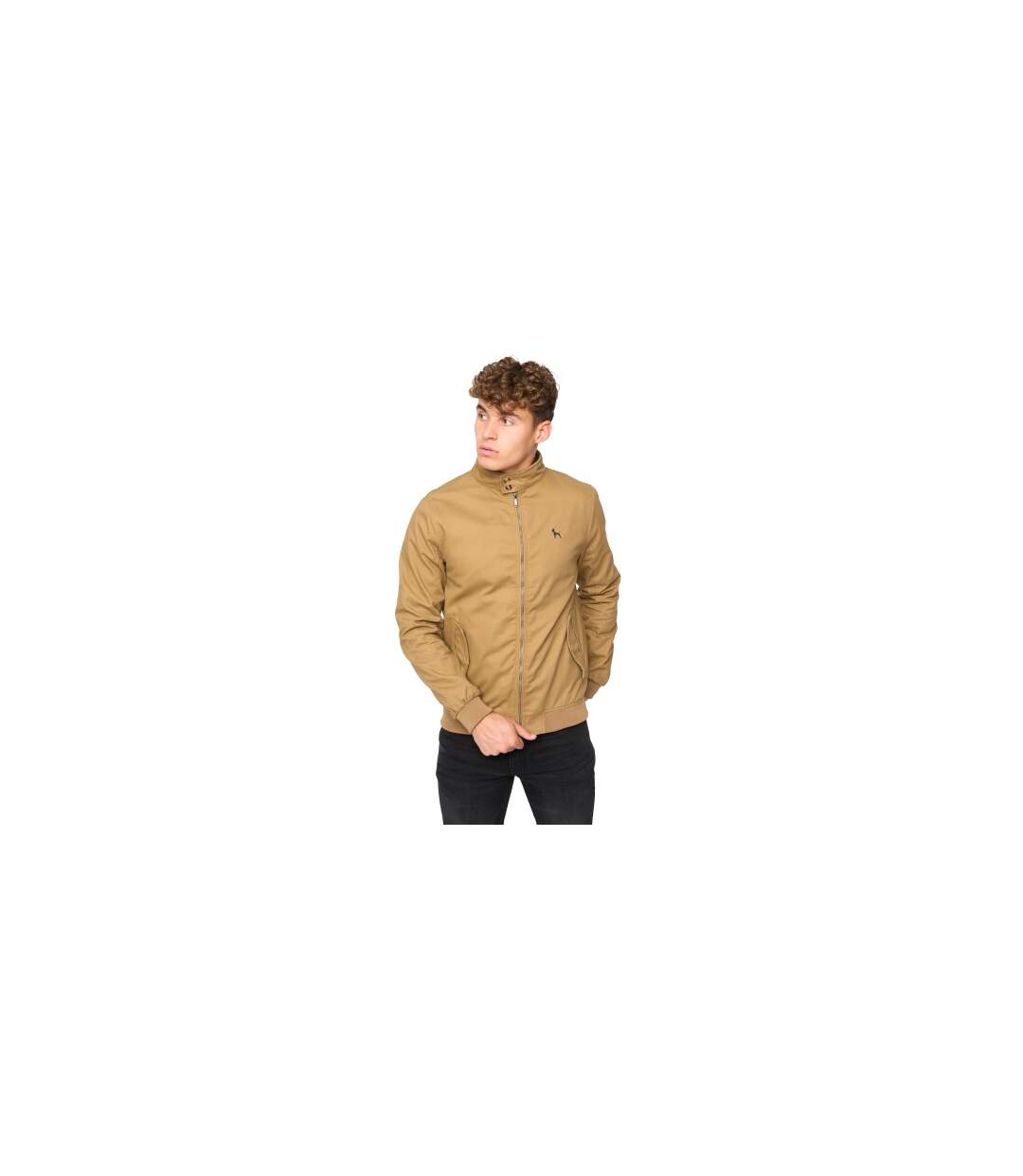 Mens Tavistock Harrington Jacket Tan Bewley & Ritch-2