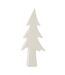 Statuette Déco Arbre Céramique 35cm Blanc-1