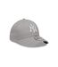 Embroidered Logo Adjustable Baseball Cap Grey New Era-2