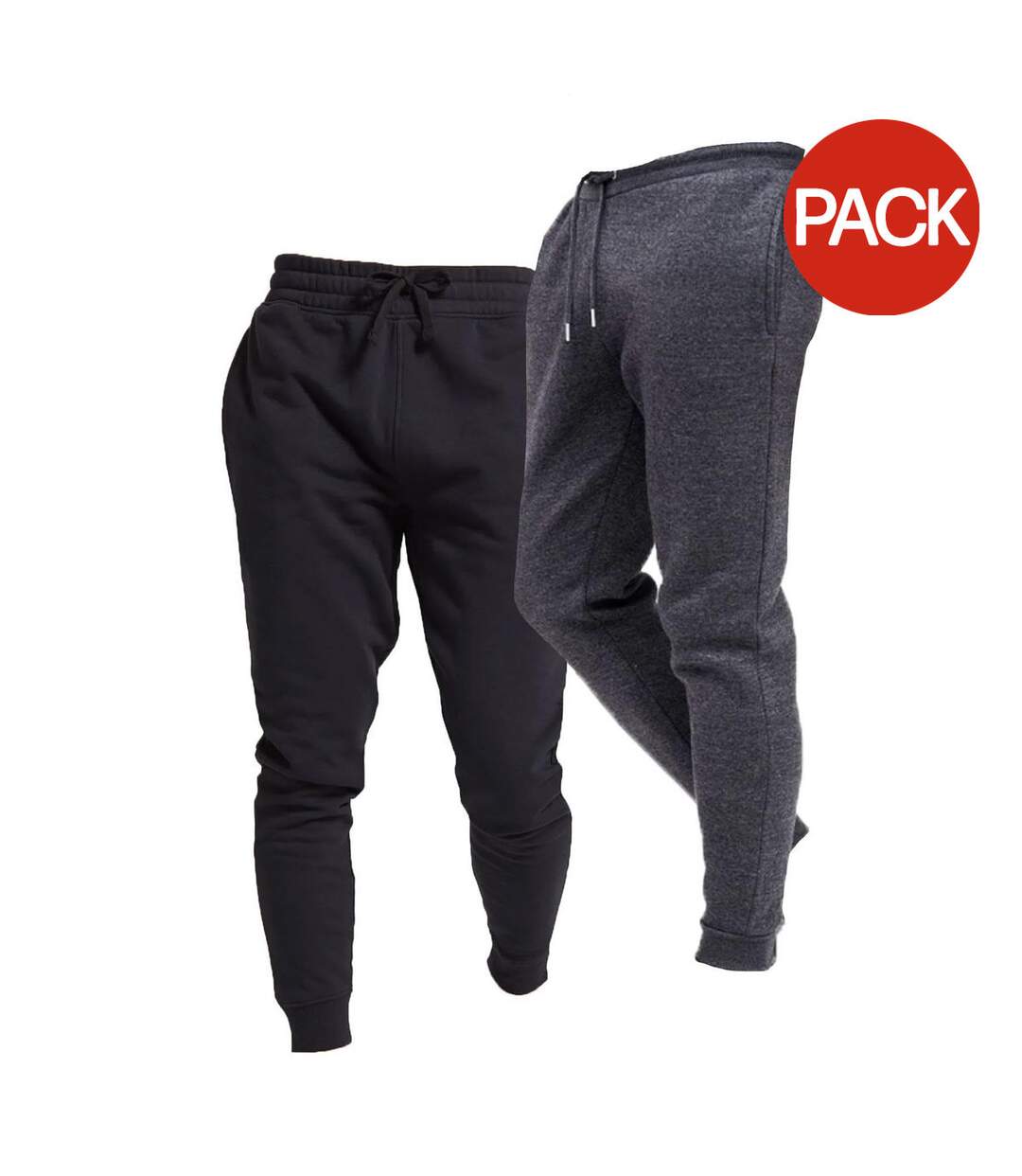 Pantalons De Jogging Homme Noir Charbon Keanu-2