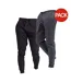 Pantalons De Jogging Homme Noir Charbon Keanu-2