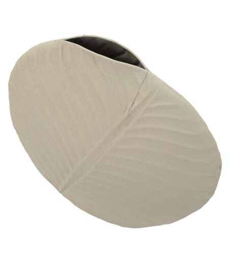 Vase Rond Design Dune 32cm Crème