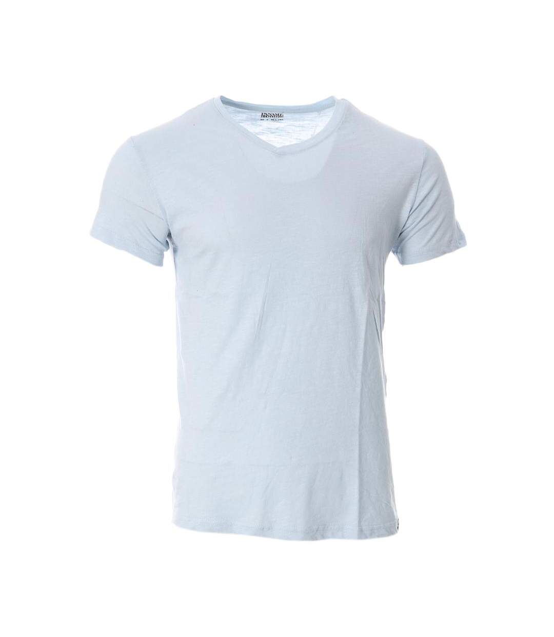 T-shirt bleu clair homme paname brothers tazio - 4xl-1