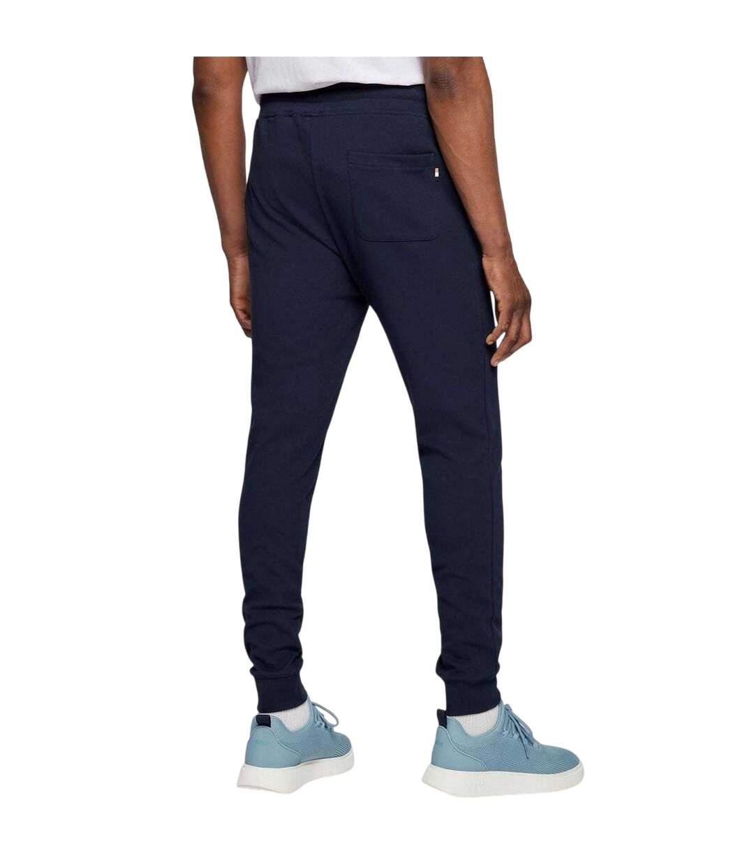 Pantalon De Survêtement Motif/style Logo Dans Cercle Javan Homme Bleu Foncé Boss-3