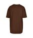 T-shirt Femme Marron Foncé Build Your Brand-3