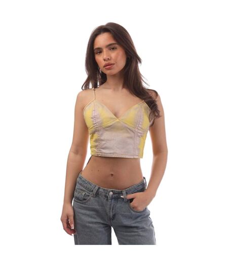 Haut Court De-fulvy Femme Jaune Beige Gland Diesel
