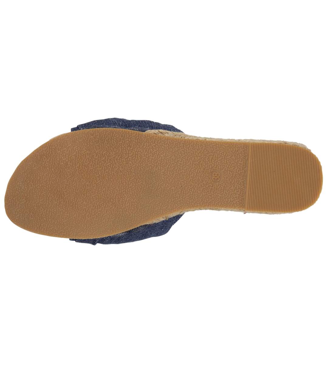 Isotoner Mules femme à talon 3 cm effet jean-4