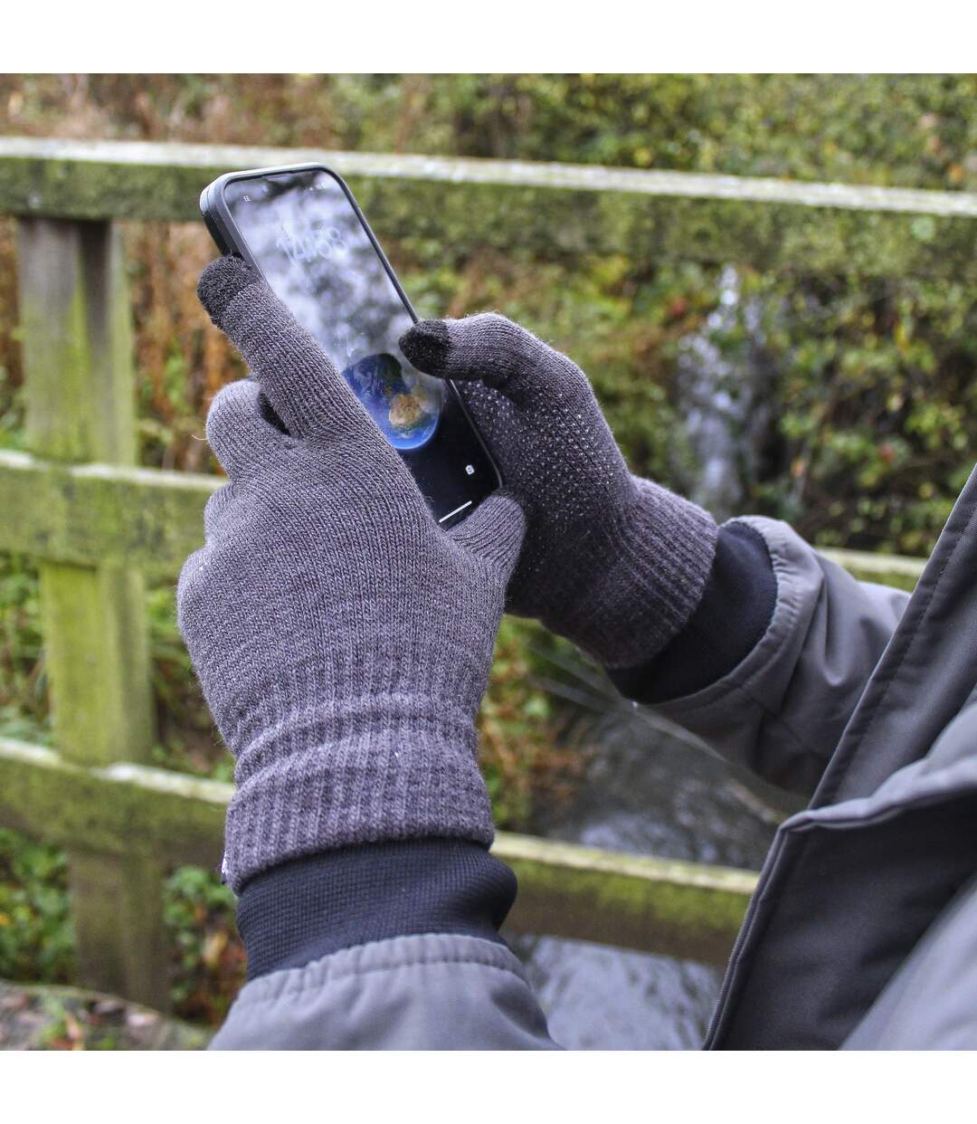 Gants pour écran tactile avec poignées pour hommes-5