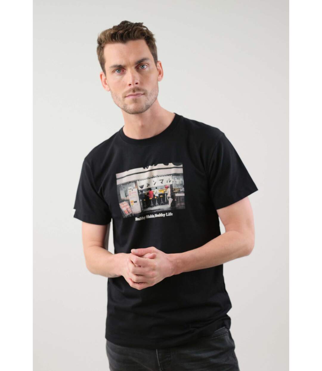 T-shirt uni pour homme JAPAN