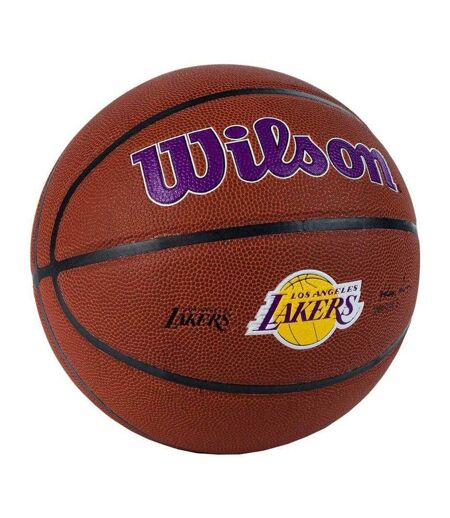Ballon De Basket Motif/style La Lakers Team Alliance Taille 7 Marron Wilson