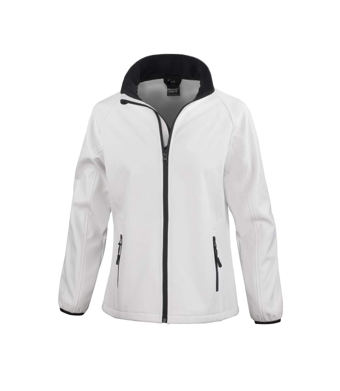 Veste Soft Shell Imprimable Pour Femmes/dames Blanc Noir Result Core-1