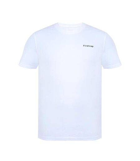 T-shirt Homme Blanc Firetrap