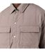 Mens Plain Relaxed Fit Overshirt Mid Grey Represent-4
