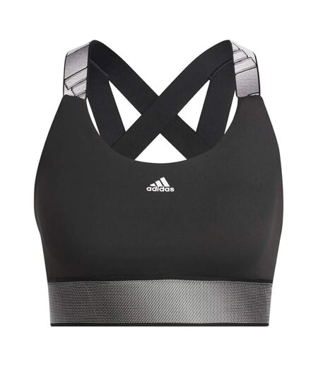 Brassière De Sport Adlife Femme Noir Marron Clair Adidas
