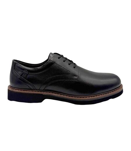 Mens Charlee Leather Derby Shoes Black Rockport