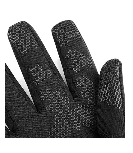 Gants sports tech unisexe noir Beechfield