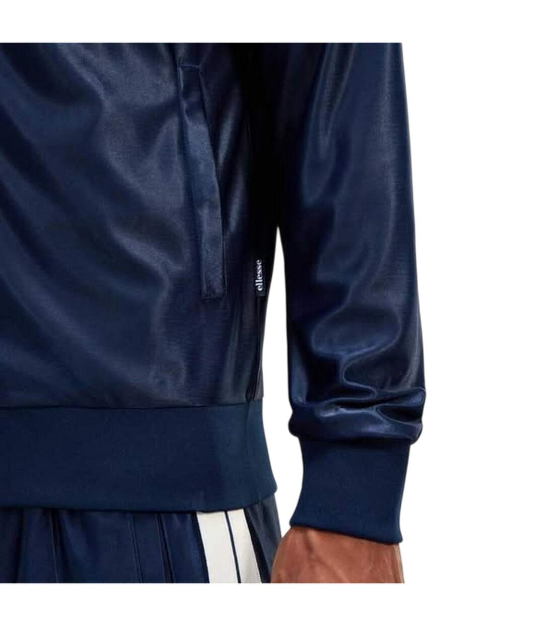 Mens Fleece Track Top Navy Ellesse-4