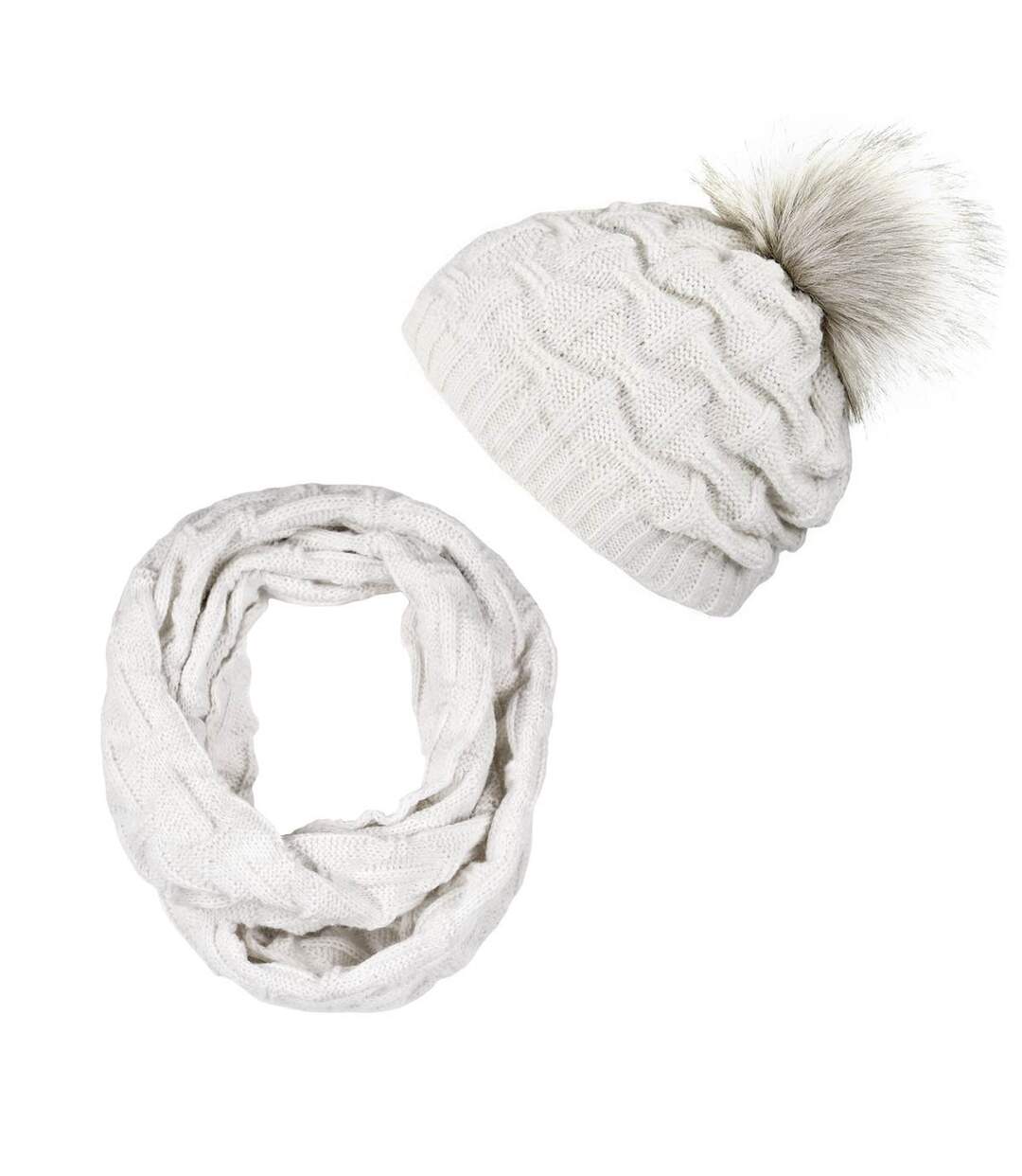 Snood et bonnet Nora  - Fabriqué en UE-1