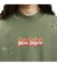 Unisex Adult Flames Sweatshirt Green Palm Angels-4