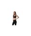 Brassière De Sport Elevation Rhythm Femme Noir Chiné Vuori-1