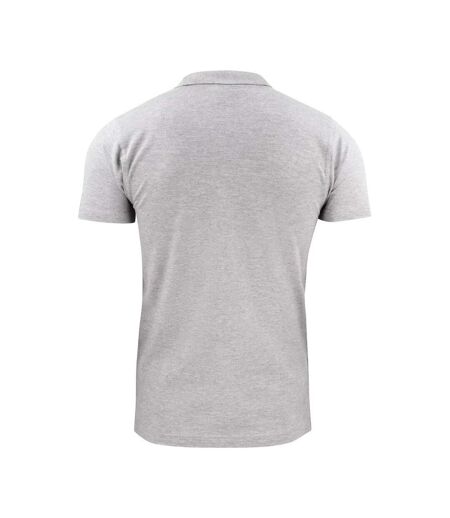 Mens Surf Light Rsx Melange Polo Shirt Grey Melange Printer